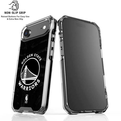 NBA Golden State Warriors Black Animal Print iPhone 17 Air MagSafe Case