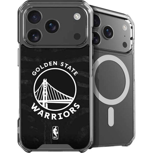 NBA Golden State Warriors Black Animal Print iPhone 17 Pro MagSafe Case
