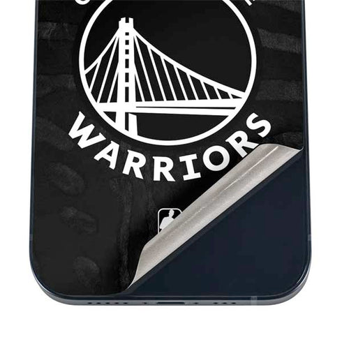 NBA Golden State Warriors Black Animal Print iPhone 17 Pro Max Skin