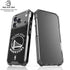 NBA Golden State Warriors Black Animal Print iPhone 18 Pro Clear Case