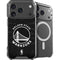 NBA Golden State Warriors Black Animal Print iPhone 18 Pro MagSafe Case