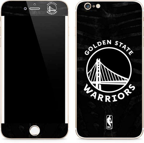NBA Golden State Warriors Black Animal Print iPhone 6/6s Plus Skin
