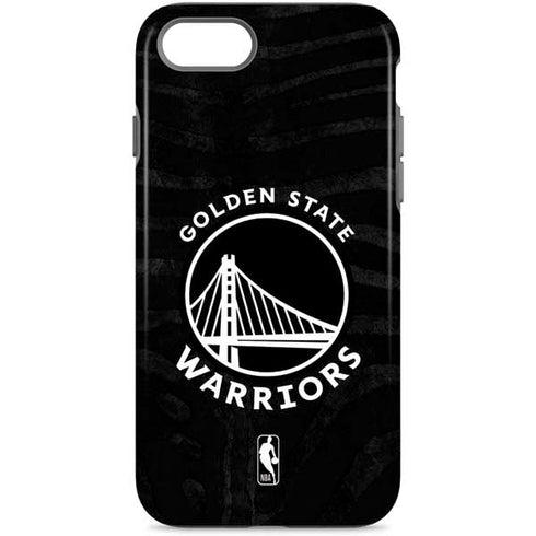 NBA Golden State Warriors Black Animal Print iPhone Cases