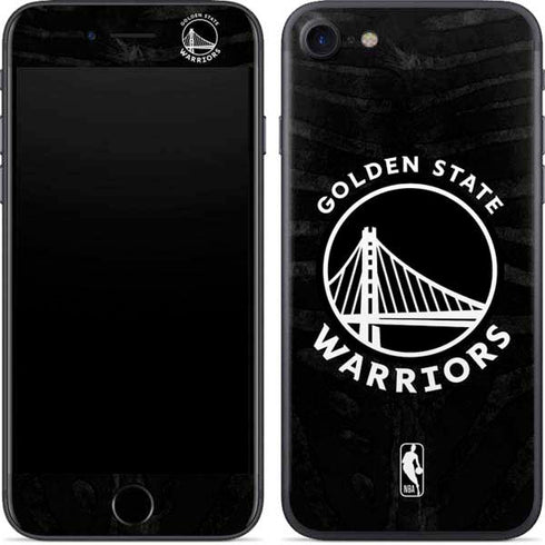 NBA Golden State Warriors Black Animal Print iPhone 7 Skin