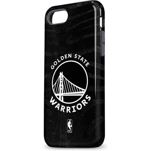 NBA Golden State Warriors Black Animal Print iPhone 8 Pro Case