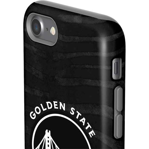 NBA Golden State Warriors Black Animal Print iPhone SE (2nd & 3rd Gen) Pro Case