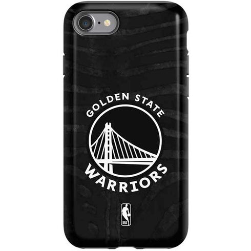 NBA Golden State Warriors Black Animal Print iPhone SE (2nd & 3rd Gen) Pro Case