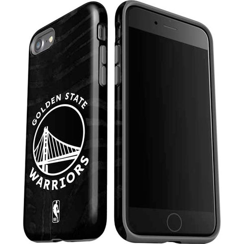 NBA Golden State Warriors Black Animal Print iPhone SE (2nd & 3rd Gen) Pro Case