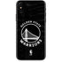 NBA Golden State Warriors Black Animal Print iPhone X Skin