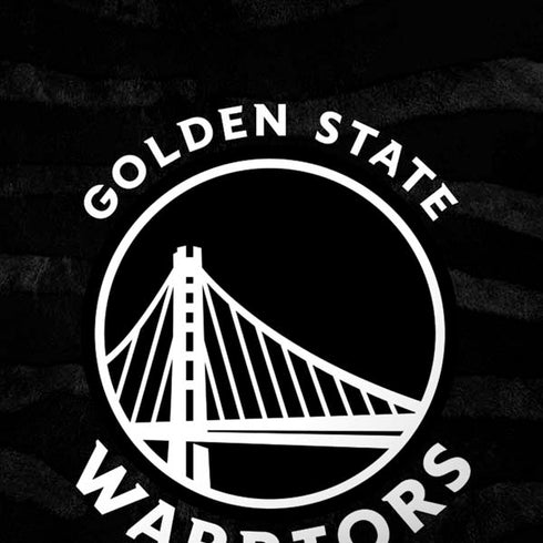 NBA Golden State Warriors Black Animal Print iPhone X Skin