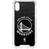 NBA Golden State Warriors Black Animal Print iPhone XS Clear Case