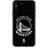 NBA Golden State Warriors Black Animal Print iPhone XS Max Skin