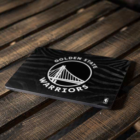 NBA Golden State Warriors Black Animal Print Apple MacBook Air Skin