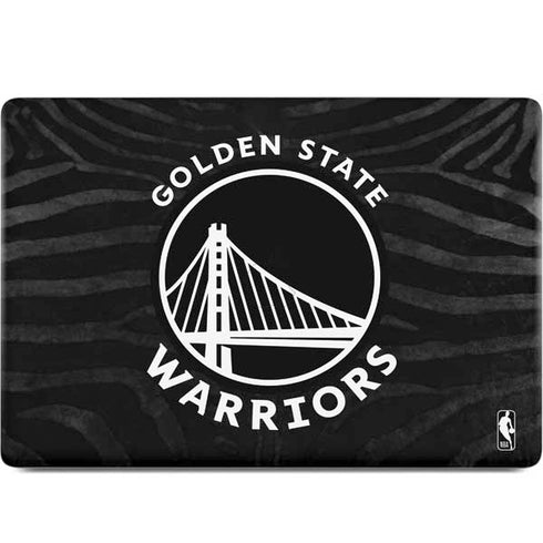 NBA Golden State Warriors Black Animal Print MacBook Skins