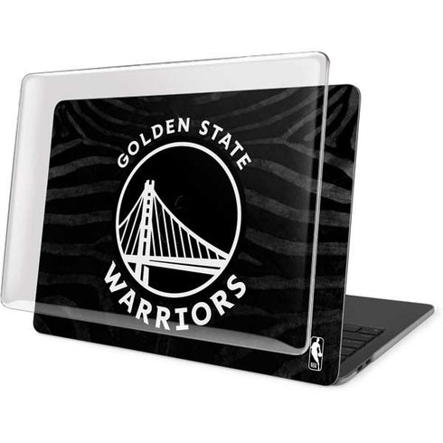 NBA Golden State Warriors Black Animal Print MacBook Pro 15in (2016-19) Case plus Skin