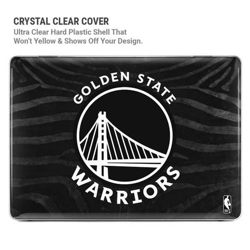 NBA Golden State Warriors Black Animal Print MacBook Pro 15in (2016-19) Case plus Skin