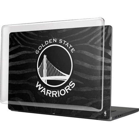 NBA Golden State Warriors Black Animal Print MacBook Cases
