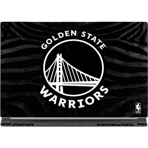 NBA Golden State Warriors Black Animal Print MSI GS65 Stealth Laptop Skin