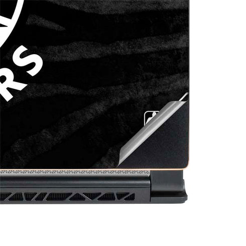 NBA Golden State Warriors Black Animal Print MSI GS65 Stealth Laptop Skin