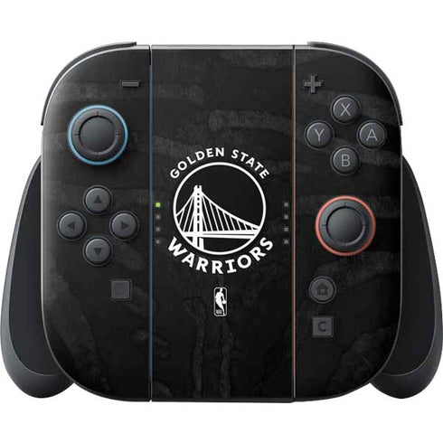 NBA Golden State Warriors Black Animal Print Nintendo Skins