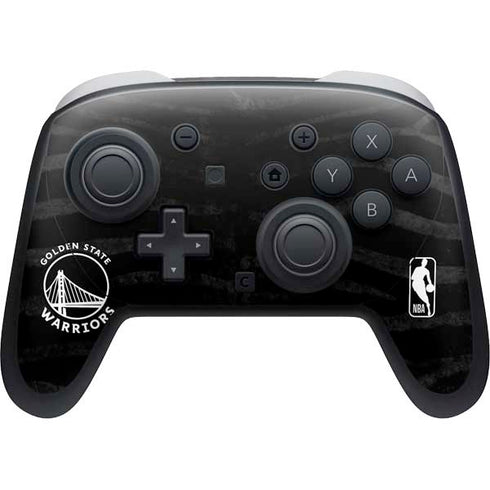 NBA Golden State Warriors Black Animal Print Nintendo Skins