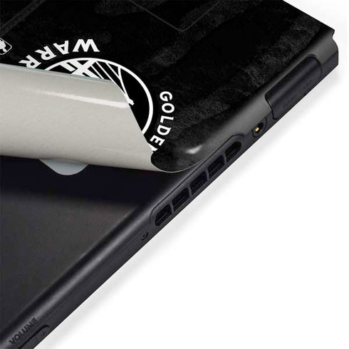 NBA Golden State Warriors Black Animal Print Nintendo Switch Bundle Skin