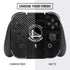 NBA Golden State Warriors Black Animal Print Nintendo Switch Bundle Skin