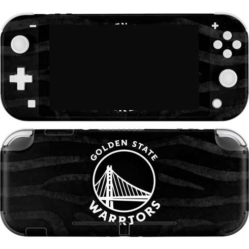 NBA Golden State Warriors Black Animal Print Nintendo Skins