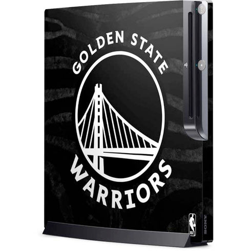 NBA Golden State Warriors Black Animal Print Playstation 3 & PS3 Slim Skin