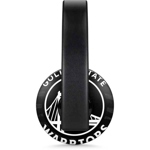 NBA Golden State Warriors Black Animal Print PlayStation 4 Gold Wireless Headset Skin