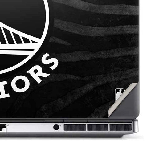 NBA Golden State Warriors Black Animal Print Dell Precision Skin