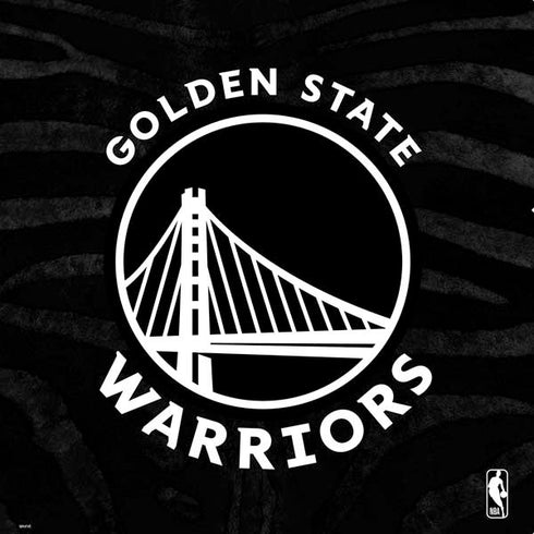 NBA Golden State Warriors Black Animal Print PS4 Console Skin