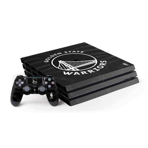 NBA Golden State Warriors Black Animal Print PlayStation PS4 Skins