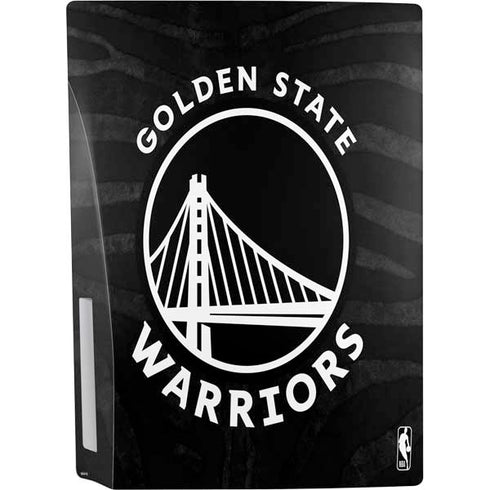 NBA Golden State Warriors Black Animal Print PS5 Bundle Skin