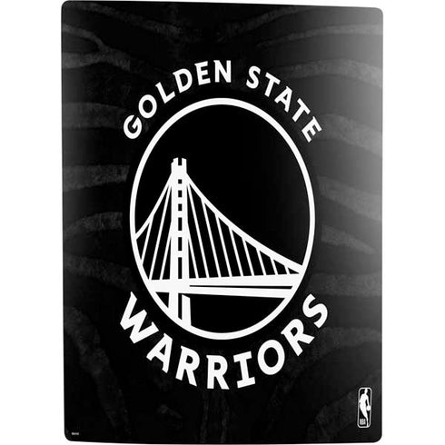 NBA Golden State Warriors Black Animal Print PS5 Digital Edition Bundle Skin