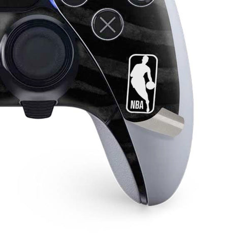 NBA Golden State Warriors Black Animal Print PS5 DualSense Edge Pro Controller Skin