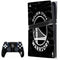 NBA Golden State Warriors Black Animal Print PS5 Pro Bundle Skin