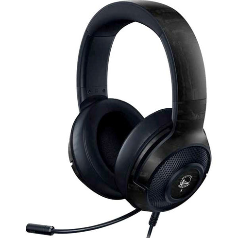 NBA Golden State Warriors Black Animal Print Razer Kraken X Skin