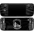 NBA Golden State Warriors Black Animal Print Steam Deck Handheld Gaming Computer OLED Skin