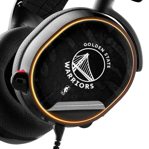 NBA Golden State Warriors Black Animal Print SteelSeries Arctis 3 Skin