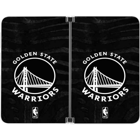 NBA Golden State Warriors Black Animal Print Surface Duo Skin