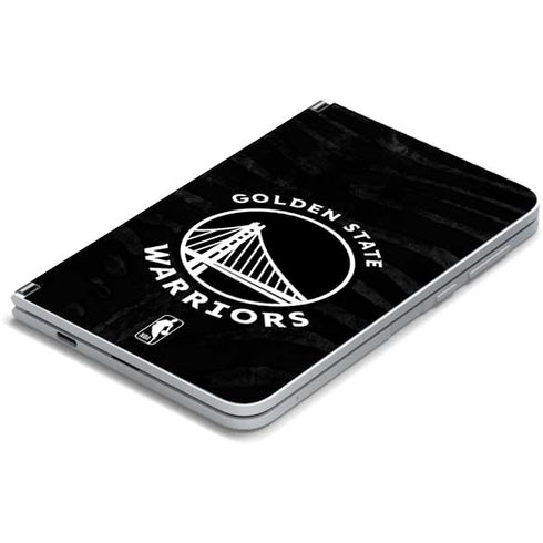 NBA Golden State Warriors Black Animal Print Surface Duo Skin