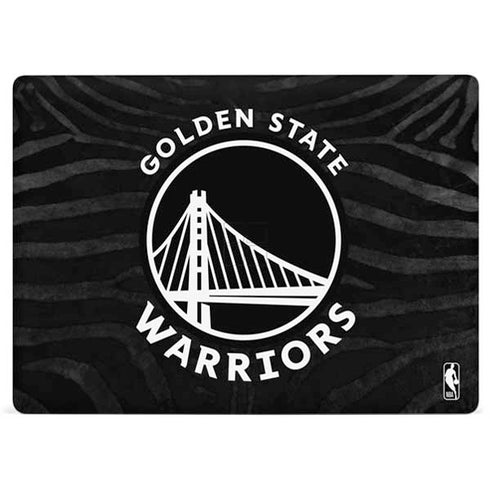 NBA Golden State Warriors Black Animal Print Surface Laptop 2 Skin