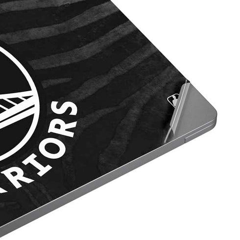 NBA Golden State Warriors Black Animal Print Surface Laptop 4 15in Skin