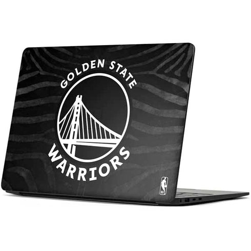 NBA Golden State Warriors Black Animal Print Surface Laptop 7 15in Skin