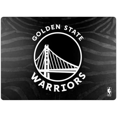 NBA Golden State Warriors Black Animal Print Surface Laptop 7 15in Skin
