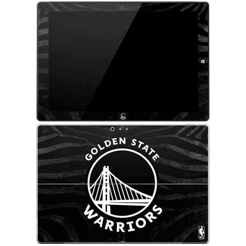 NBA Golden State Warriors Black Animal Print Surface Pro 3 Skin