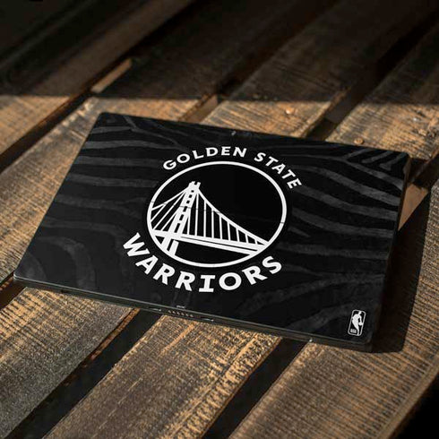 NBA Golden State Warriors Black Animal Print Surface Pro 6 Skin