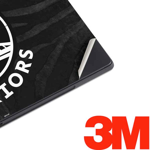 NBA Golden State Warriors Black Animal Print Surface Pro 7 Skin