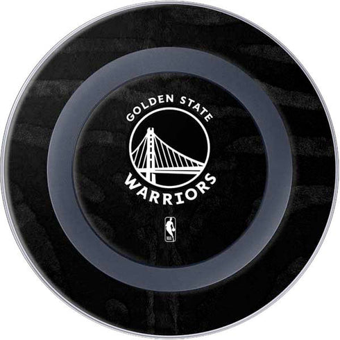 NBA Golden State Warriors Black Animal Print Wireless Charger Skin